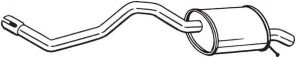 Bosal 279-637 - Zadný tlmič -
