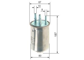 Bosch F 026 402 740 - Palivový filter