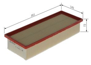 Bosch F 026 400 471 - Vzduchový filter -