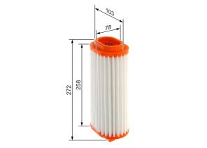 Bosch F 026 400 578 - Vzduchový filter -