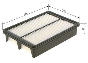 Bosch F 026 400 587 - Vzduchový filter -