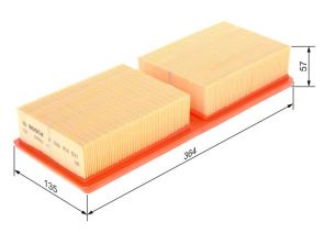 Bosch F 026 400 631 - Vzduchový filter -