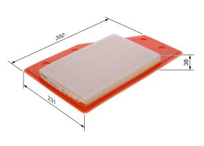 Bosch F 026 400 635 - Vzduchový filter -