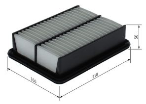 Bosch F 026 400 691 - Vzduchový filter -
