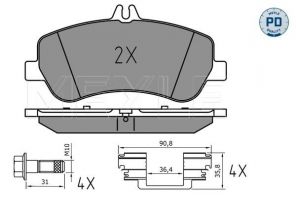 Meyle 025 248 6720/PD - Brzdové platničky -