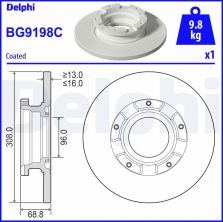 Delphi BG9198C - Brzdový kotúč -