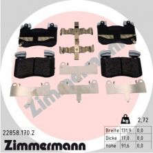 Zimmermann 22858.170.2 - Brzdové platničky -