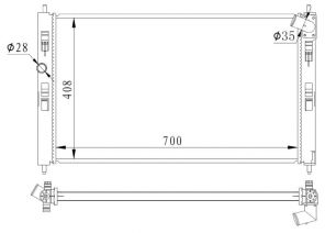 NRF 59260 - Chladič vody -