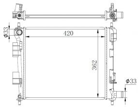 NRF 59262 - Chladič vody -