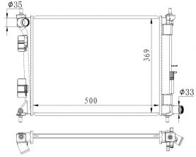 NRF 59263 - Chladič vody -