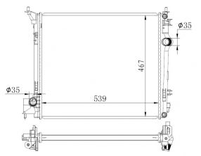 NRF 59271 - Chladič vody -