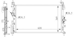 NRF 59272 - Chladič vody -