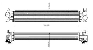 NRF 309033 - Chladič plniaceho vzduchu -