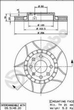 Brembo 09.5148.76 - Brzdový kotúč -