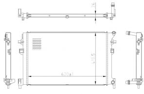 NRF 50042 - Chladič vody -