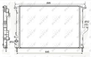 NRF 53118A - Chladič vody -