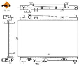 NRF 53152A - Chladič vody -