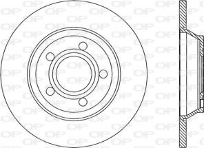 Open Parts BDR1042.10 - Brzdový kotúč -