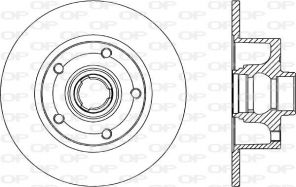 Open Parts BDR1044.10 - Brzdový kotúč -