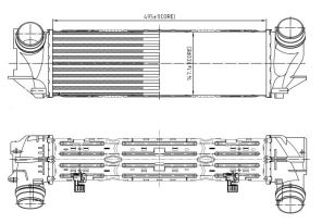 NRF 309065 - Chladič plniaceho vzduchu -