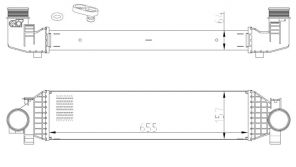 NRF 309068 - Chladič plniaceho vzduchu -