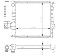NRF 53849A - Chladič vody -