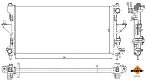 NRF 54202A - Chladič vody -