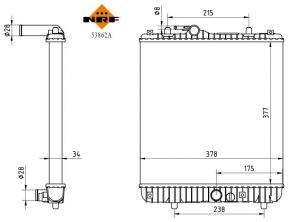 NRF 53862A - Chladič vody -