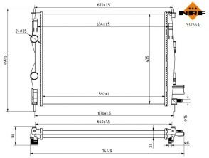 NRF 53756A - Chladič vody -