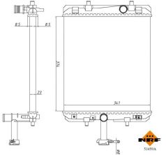 NRF 53459A - Chladič vody -