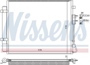 Nissens 940821 - Kondenzátor -