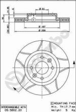 Brembo 09.5802.76 - Brzdový kotúč -