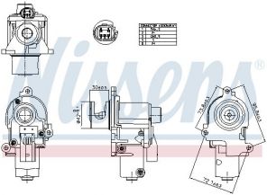 Nissens 98553 - Ventil AGR/EGR -