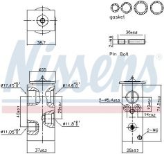 Nissens 999456 - Ventil