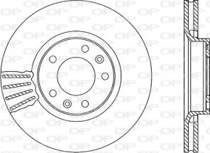 Open Parts BDR1114.20 - Brzdový kotúč -