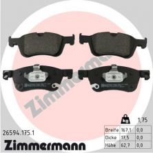 Zimmermann 26594.175.1 - Brzdové platničky -