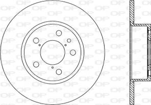 Open Parts BDR1138.10 - Brzdový kotúč -