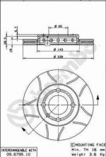 Brembo 09.6799.75 - Brzdový kotúč -