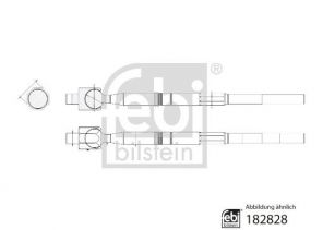Febi 182828 - Axiálny čap tiahla riadenia -