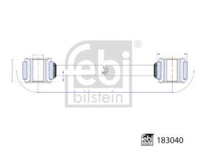 Febi 183040 - Spojovacia tyč -