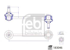 Febi 183046 - Spojovacia tyč -