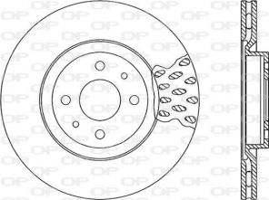 Open Parts BDR1231.20 - Brzdový kotúč -