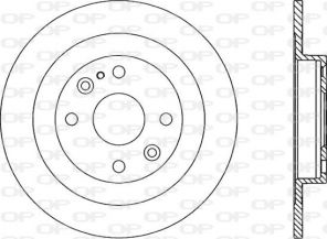Open Parts BDR1281.10 - Brzdový kotúč -
