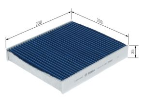 Bosch 0 986 628 606 - Peľový filter