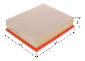 Bosch F 026 400 642 - Vzduchový filter -