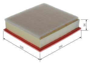 Bosch F 026 400 673 - Vzduchový filter -