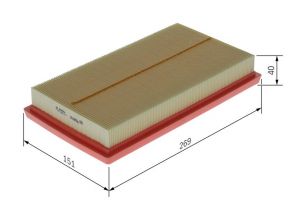 Bosch F 026 400 674 - Vzduchový filter -