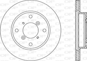 Open Parts BDR1502.20 - Brzdový kotúč -