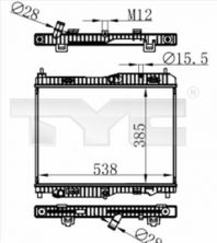 TYC 710-0059 - Chladič vody -