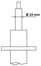 KYB 3418009 - Tlmič pruženia -